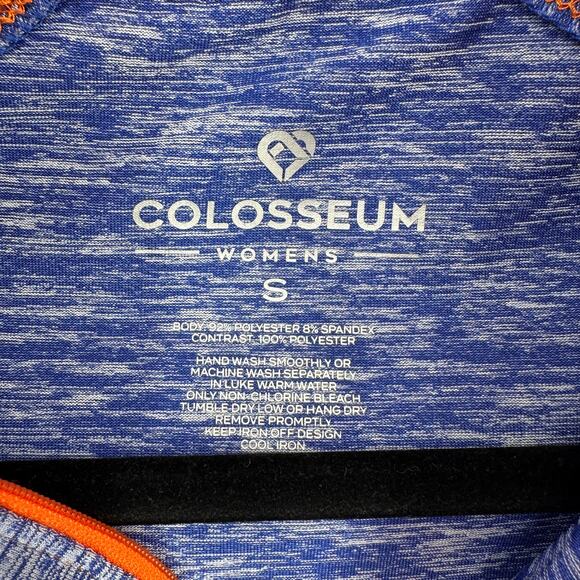 UF University Of Florida Gators Heather Blue 1/4 Zip Shirt Womens Size Small - Picture 4 of 4